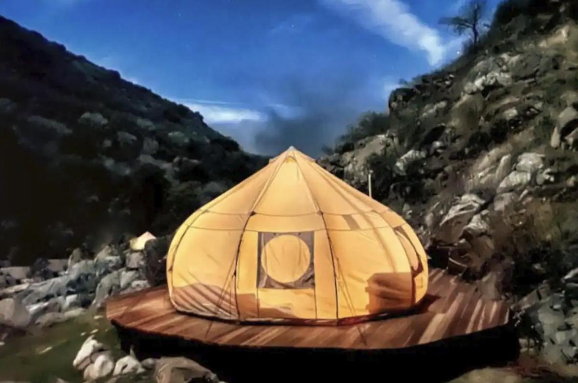 Paradise Ranch Inn - Ecstatic Tent Three Rivers Exterior foto
